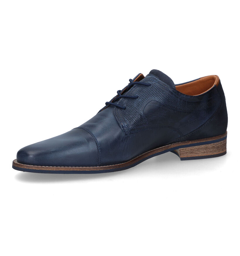 Bullboxer Chaussures classiques en Bleu foncé pour hommes (319438) - pour semelles orthopédiques