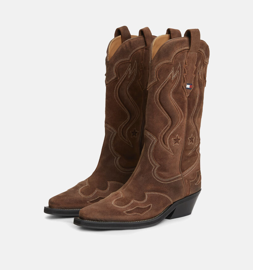Tommy Hilfiger Archive Bottes de cowboy en Cognac pour femmes (374894)