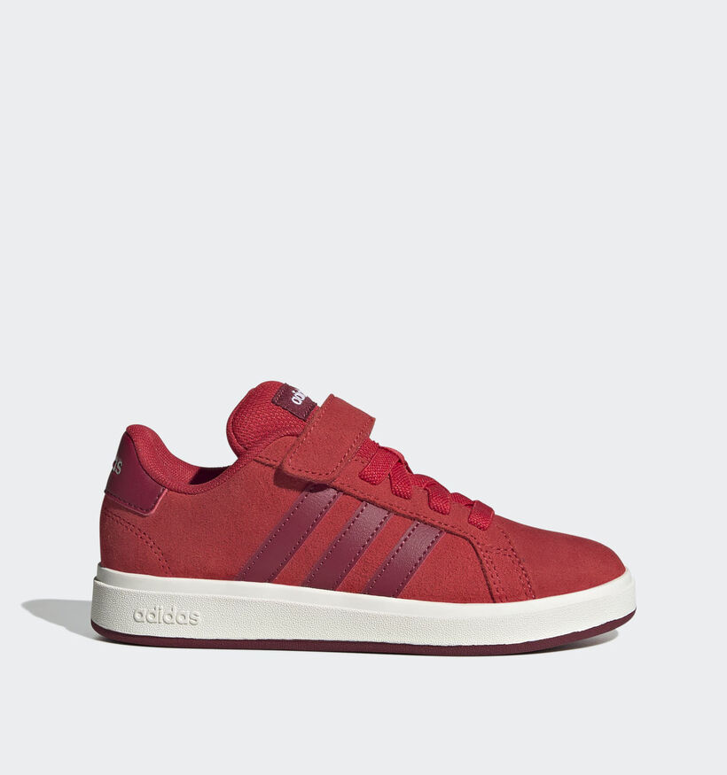 adidas Grand Court 00s Rode Lage Sneakers voor jongens, meisjes (366064) - geschikt voor steunzolen