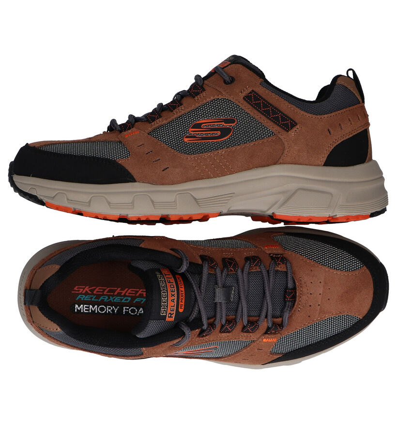 Skechers Oak Canyon Chaussures de Randonnée en Marron en textile (306014)