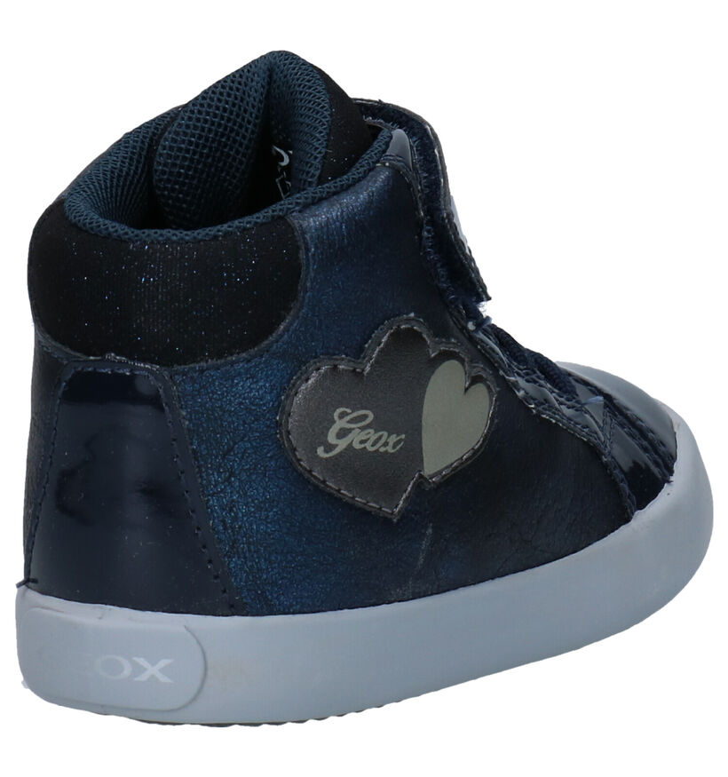 Geox Chaussures hautes en Bleu foncé en simili cuir (277239)