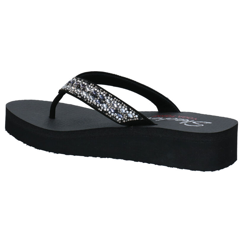 Skechers Vinyasa Blauwe Teenslippers in kunststof (290292)