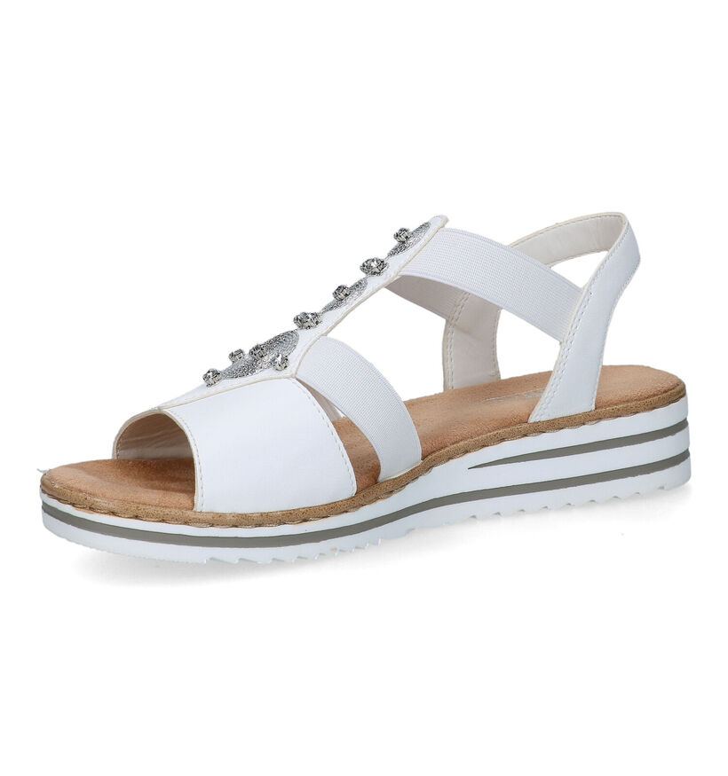 Rieker Witte Sandalen voor dames (323578)