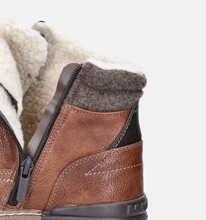 Mustang Boots à lacets en Cognac pour hommes (345480)