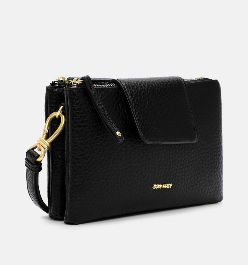 Suri Frey Mimmy Sac port&eacute; crois&eacute; en Noir pour femmes (379136)