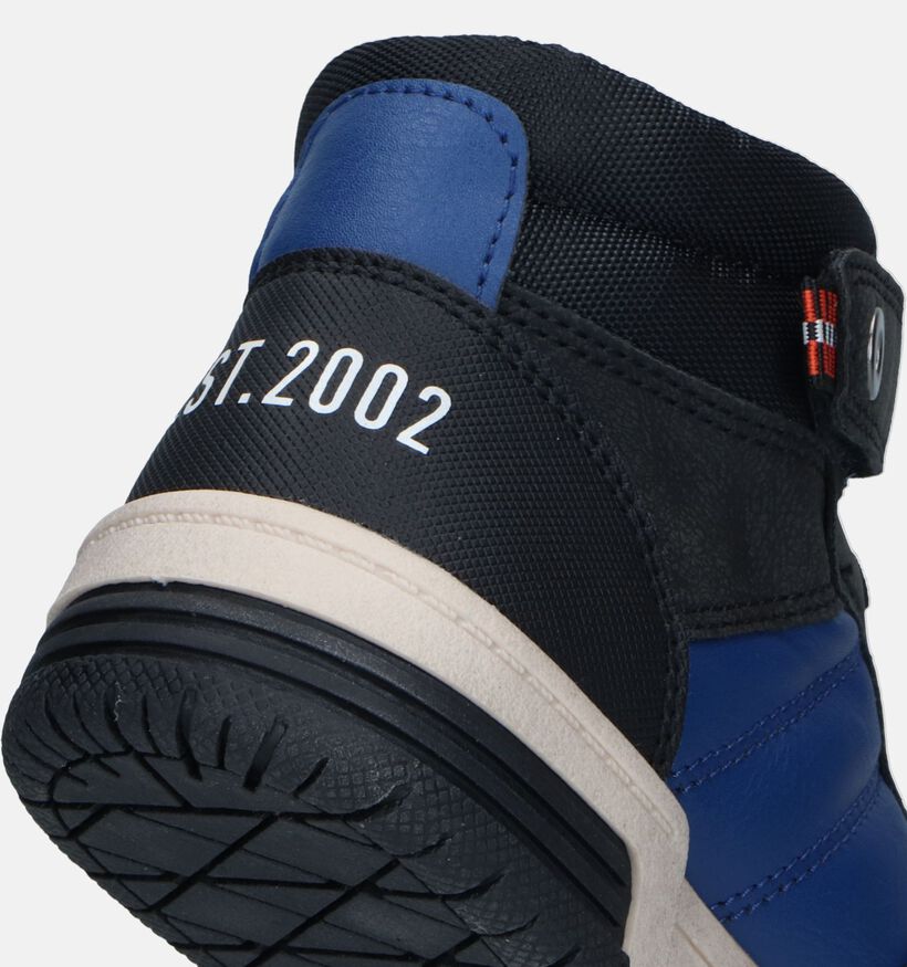 SJ Zwarte Hoge Sneakers voor jongens (329516) - geschikt voor steunzolen