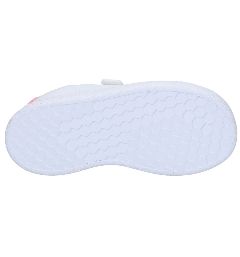 adidas Advantage I Chaussures pour bébé en Blanc en simili cuir (284709)