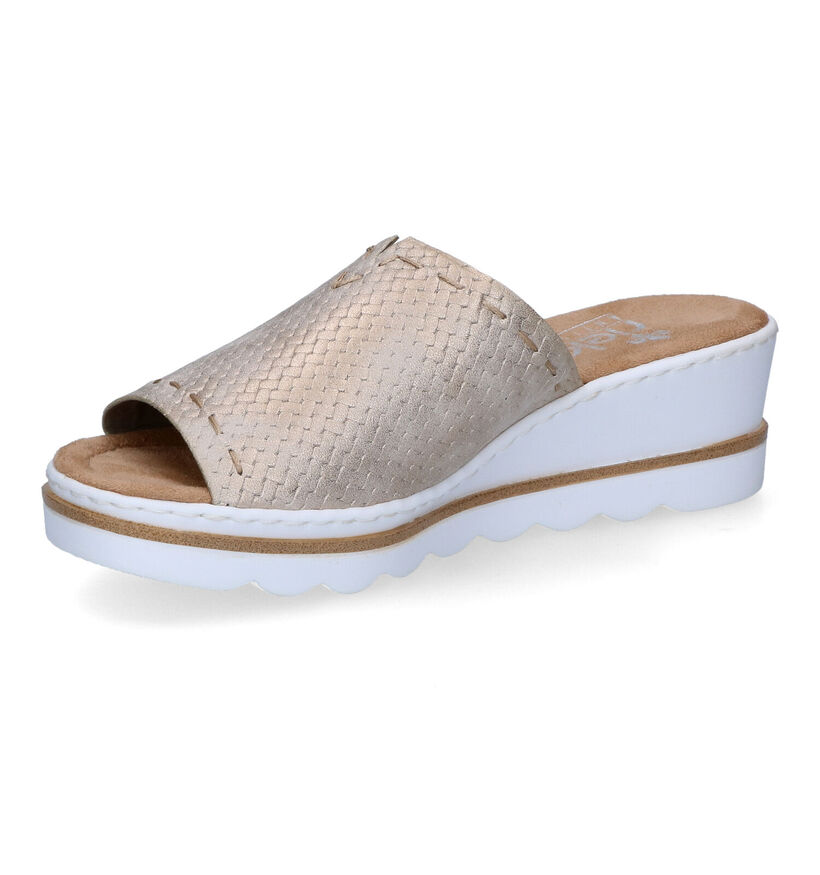 Rieker Gouden Slippers voor dames (306802)