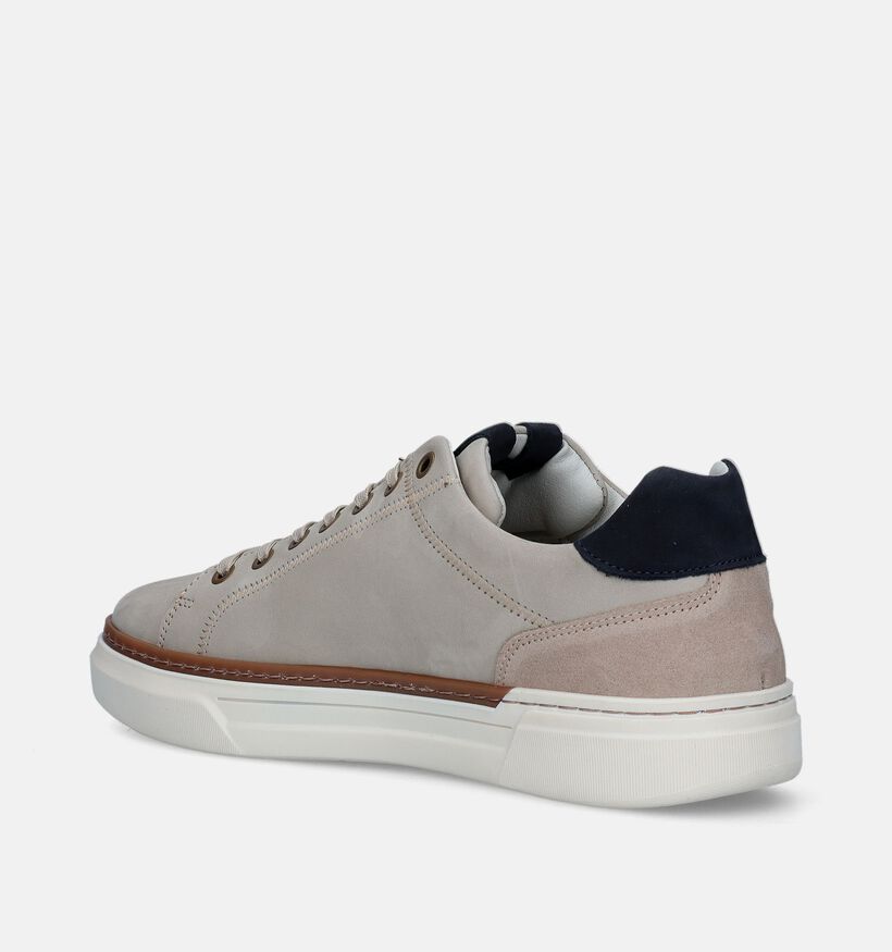 Bullboxer Beige Veterschoenen voor heren (344475) - geschikt voor steunzolen