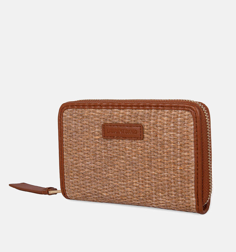 Laurent David Beige/Cognac Portemonnee voor dames (373948)