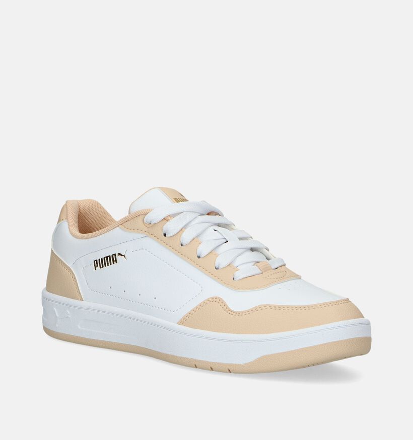 Puma Court Classy Witte Sneakers voor dames (335074) - geschikt voor steunzolen