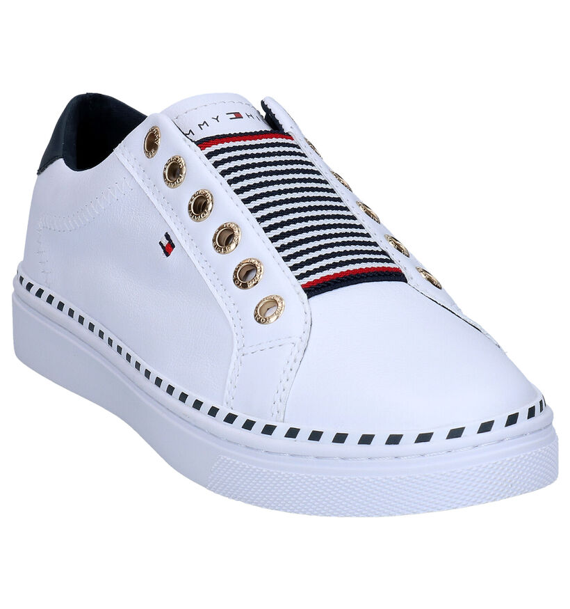 Tommy Hilfiger Witte Slip-on Sneakers in kunstleer (268595)