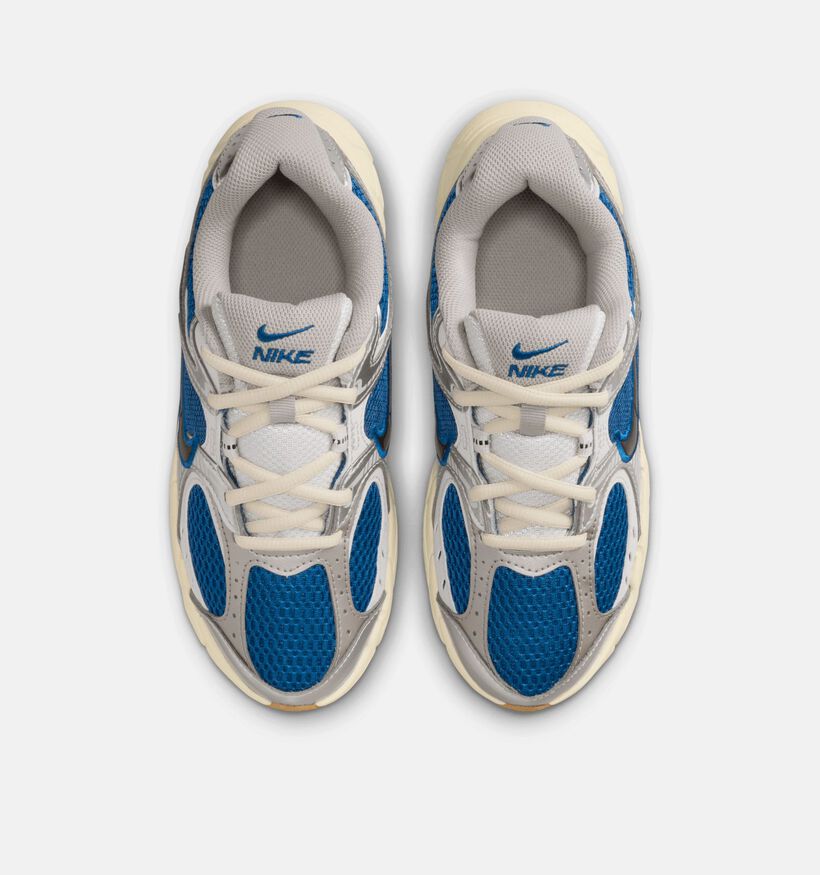 Nike V5 RNR Baskets en Gris/Bleu pour gar&ccedil;ons, filles (367295) - pour semelles orthop&eacute;diques