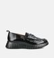 Wonders Zwarte Mocassins voor dames (381442) - geschikt voor steunzolen