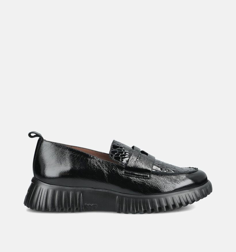 Wonders Zwarte Mocassins voor dames (381442) - geschikt voor steunzolen
