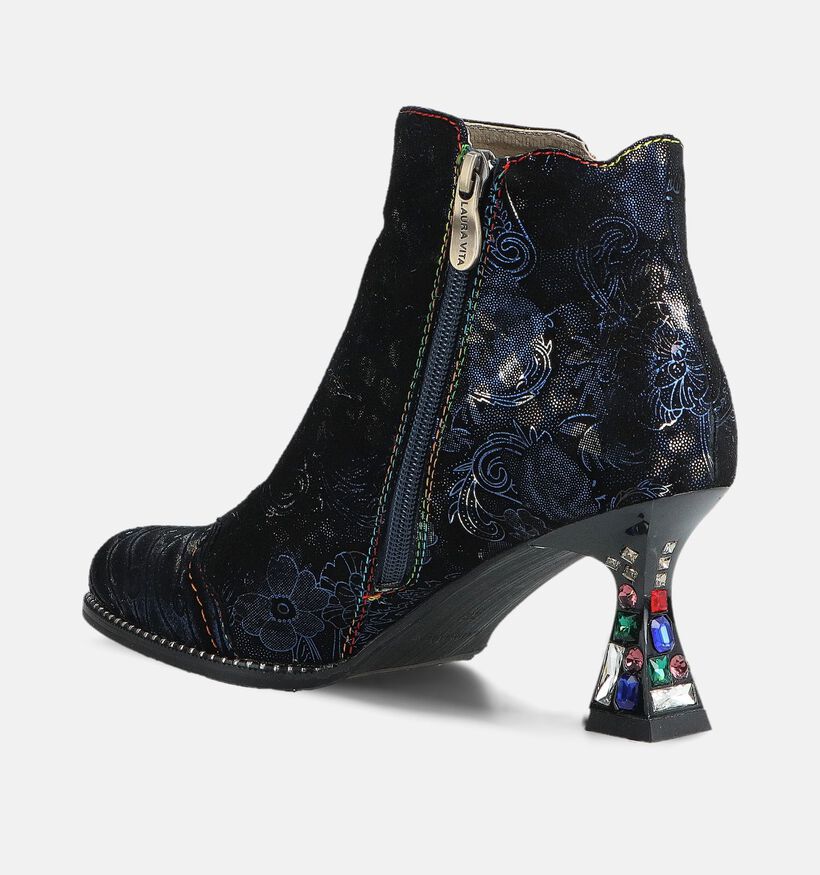 Laura Vita Oliveo Bottines en Bleu pour femmes (364968)
