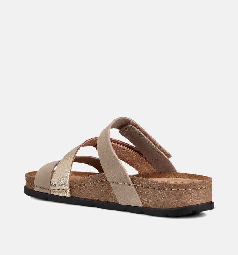 Comfort Plus Lily Donkerbeige Sandalen voor dames (373785)