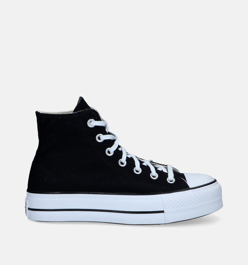 Converse Chuck Taylor All Star Lift Platform Zwarte Sneakers voor dames (341705)