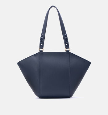 Laurent David Handtassen Taupe/Blauw