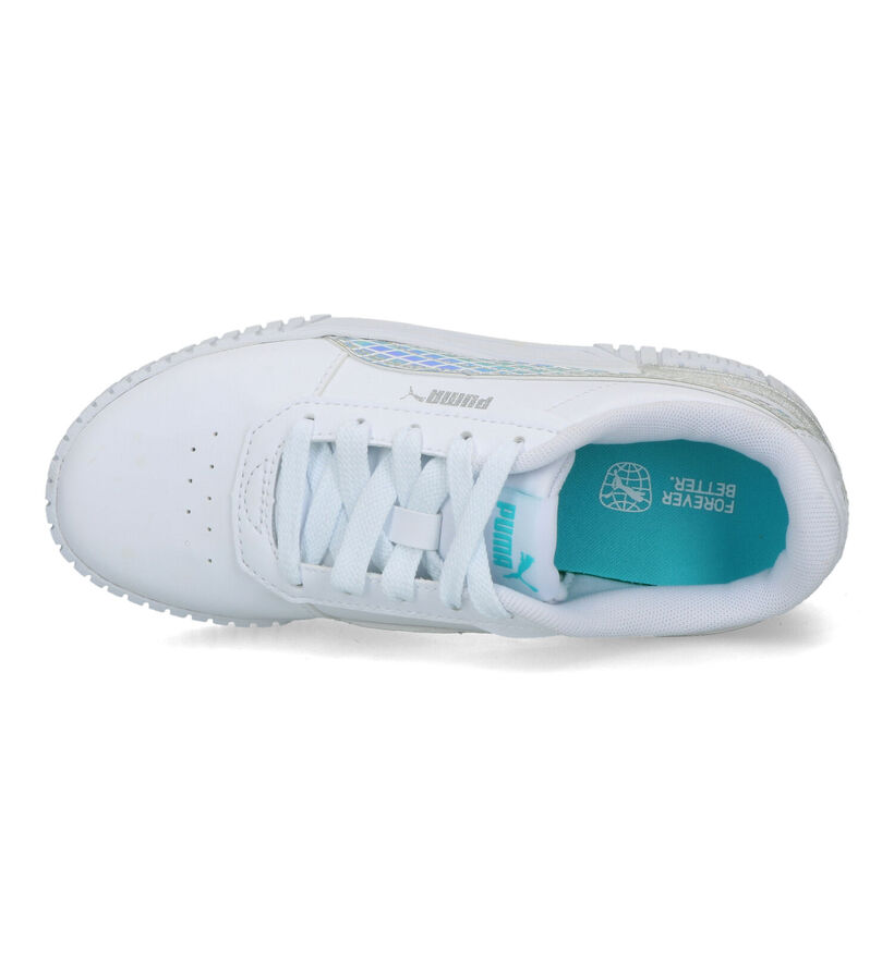 Puma Carina 2.0 Mermaid Baskets en Blanc pour filles (318768) - pour semelles orthopédiques