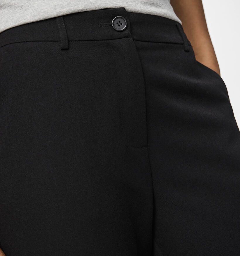 Pieces Kamil Pantalon large en Noir L32 pour femmes (351128)