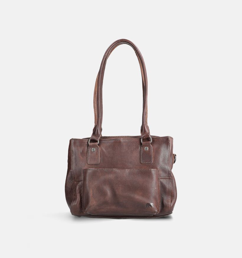 Bear Design Donkerbruine Handtas voor dames (375763)