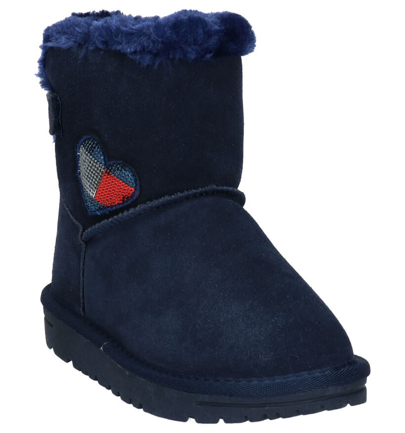 Tommy Hilfiger Blauwe Laarsjes in daim (256956)