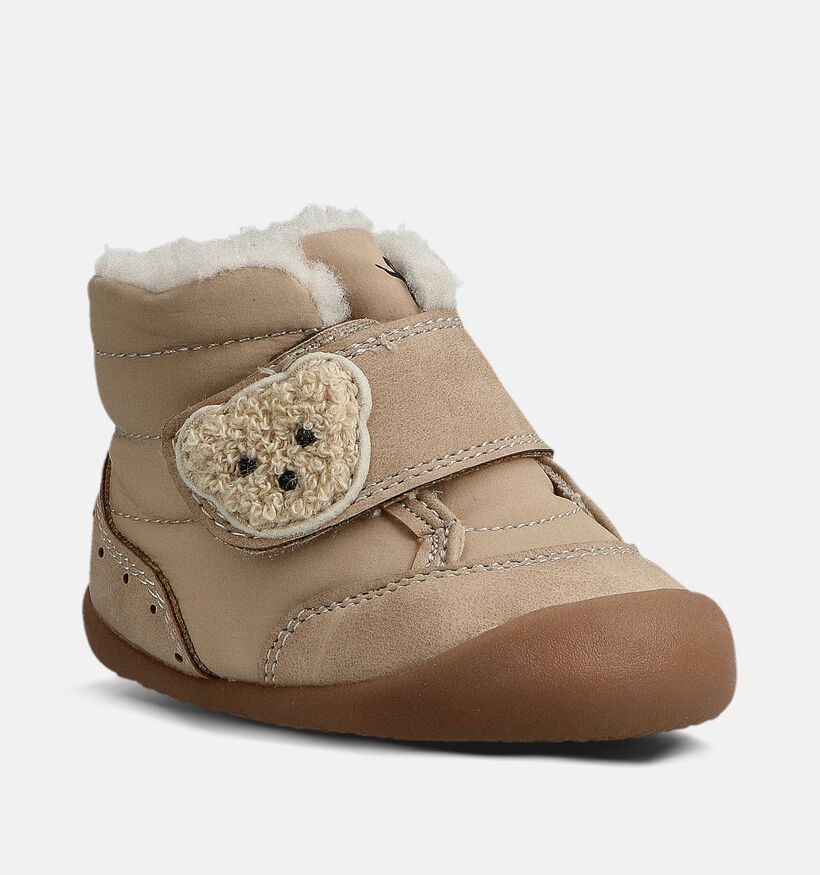 Milo & Mila Chaussures hautes en Beige pour filles, garçons (363185) - pour semelles orthopédiques