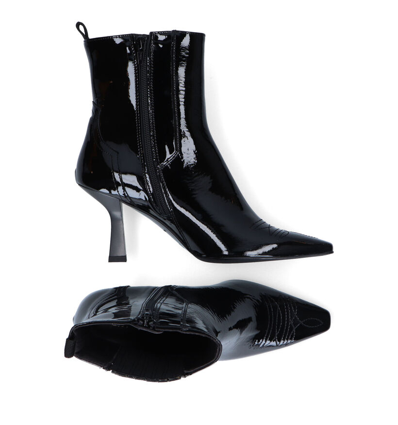 Zinda Bottines à talons en Cognac pour femmes (317221)