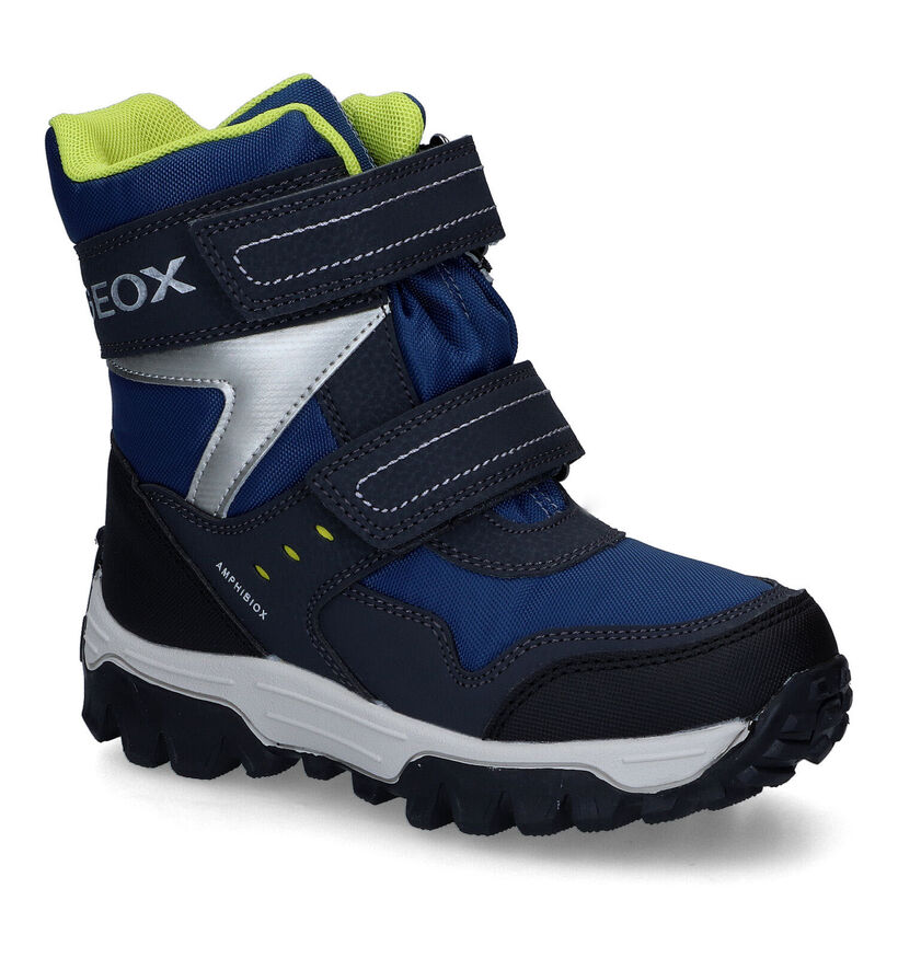 Geox Himalaya Bottes de neige en Bleu pour garçons (317616) - pour semelles orthopédiques