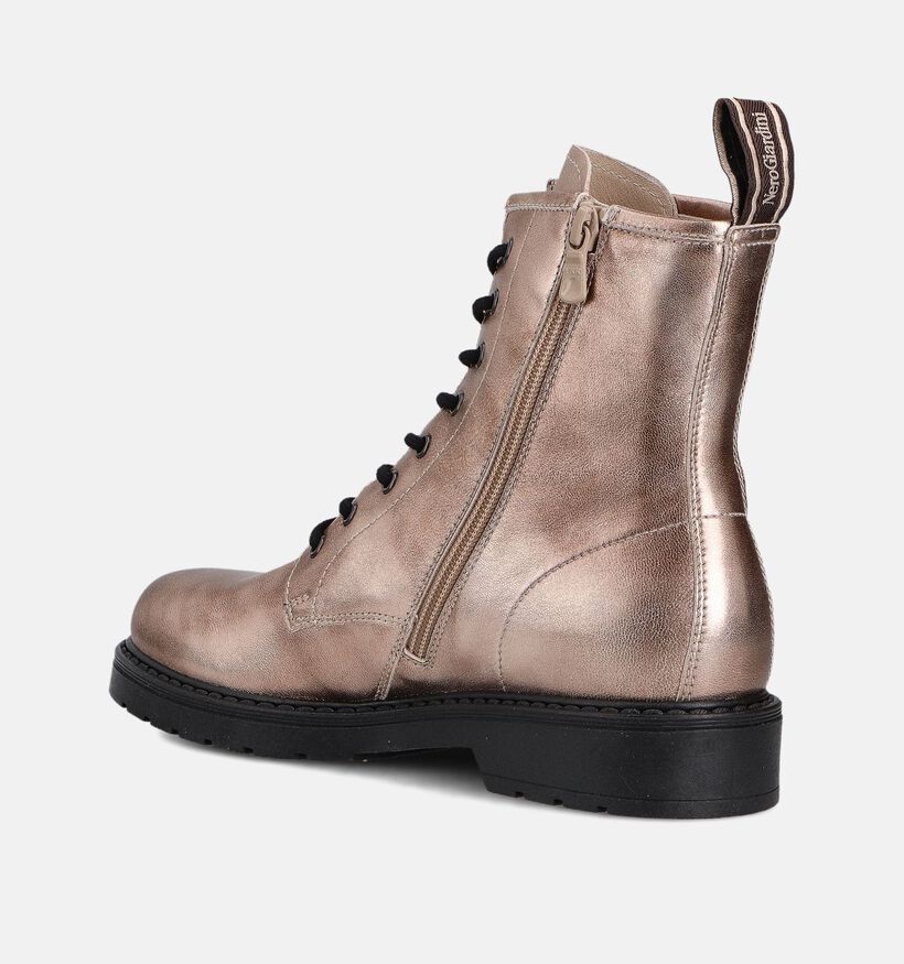 NeroGiardini Veterboots Goud voor dames (361706) - geschikt voor steunzolen