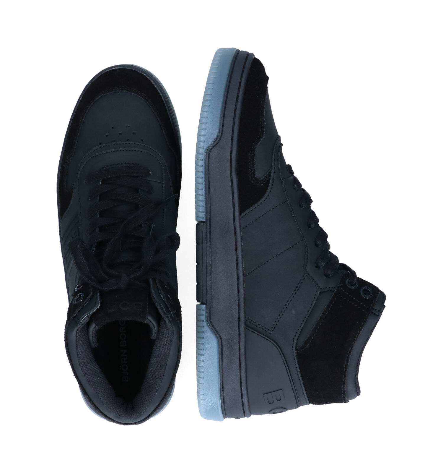 Hoge zwarte sneakers deals