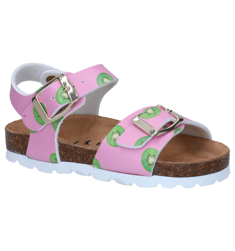 Milo & Mila Roze Sandalen in kunstleer (285169)