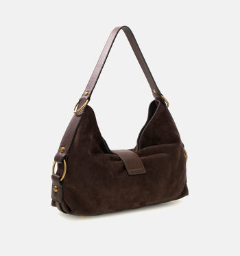 Guess Schoudertassen Espresso/Groen