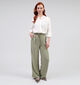 Vila Josa Kaki Wijde broek voor dames (351728)