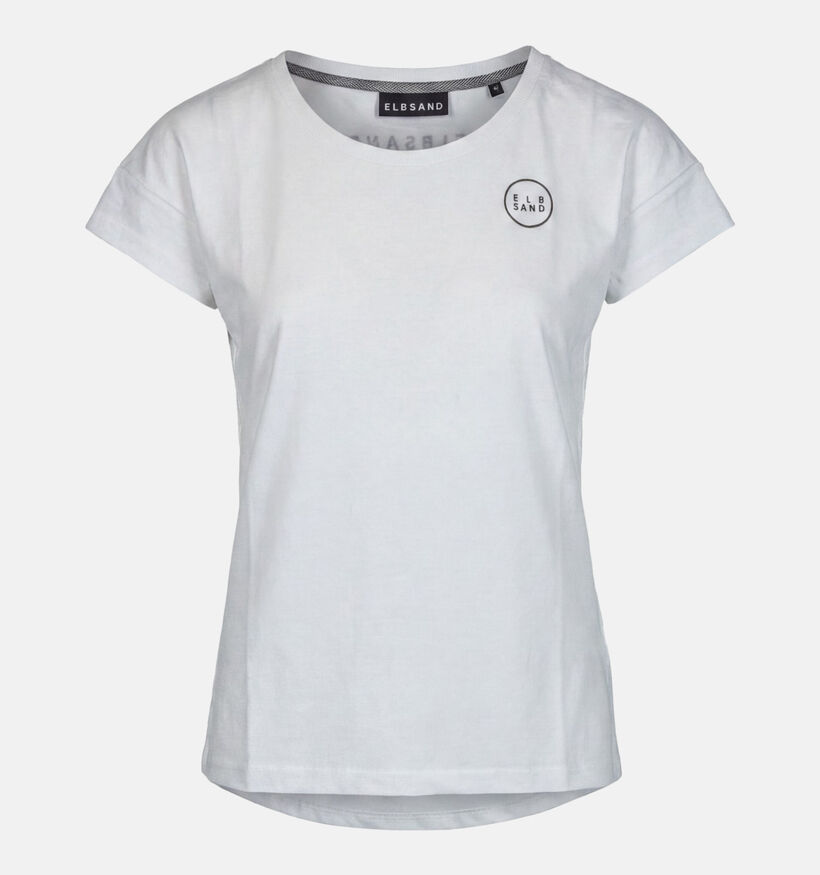 Elbsand Ragne Witte T-shirt voor dames (374222)
