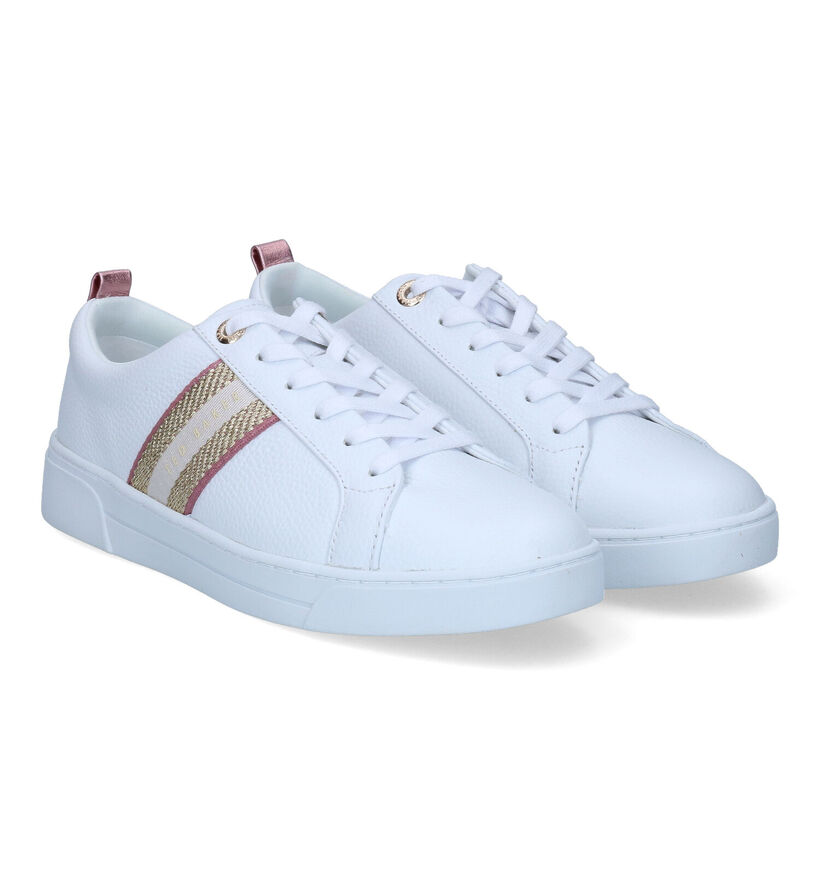 Ted Baker Bailey Baskets en Blanc en cuir (305673)