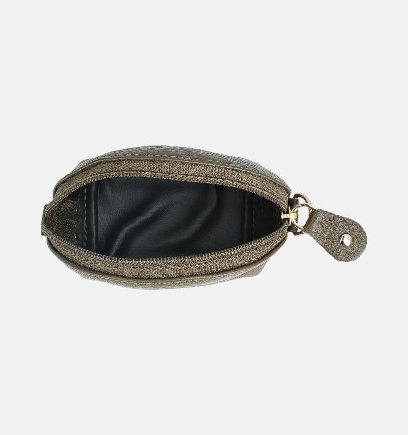 Crinkles Porte-monnaie zippé en Vert pour femmes (365749)