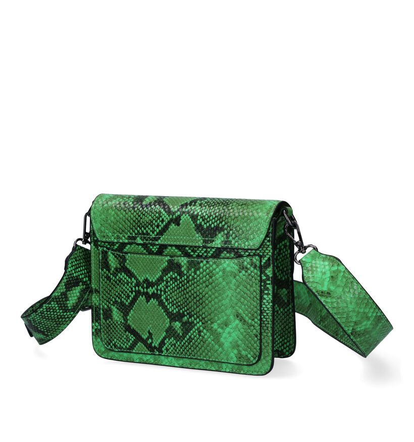 Hvisk Cayman Snake Vegan Groene Crossbody Tas voor dames (312288)