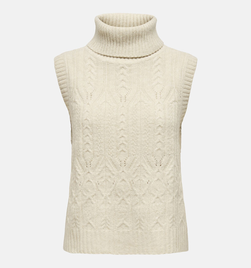 JDY Elba Zwarte Mouwloze trui voor dames (348632)