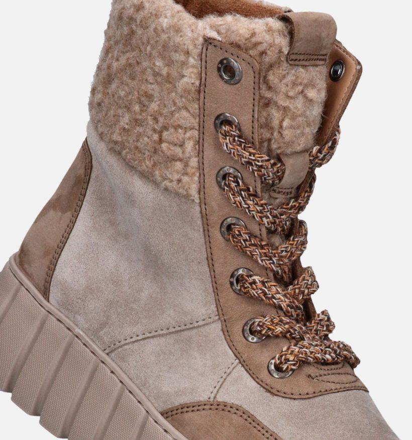 Gabor OptiFit Bottines chunky en Beige pour femmes (347093) - pour semelles orthopédiques