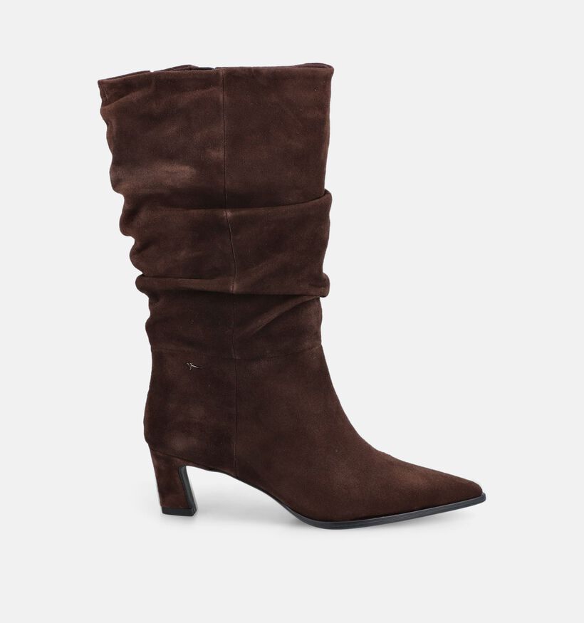 Tamaris Donkerbruine Laarzen met Hak voor dames (378933)