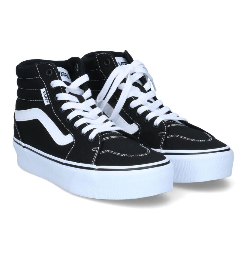 Vans Filmore Hi Platform Baskets en Noir pour femmes (317791)