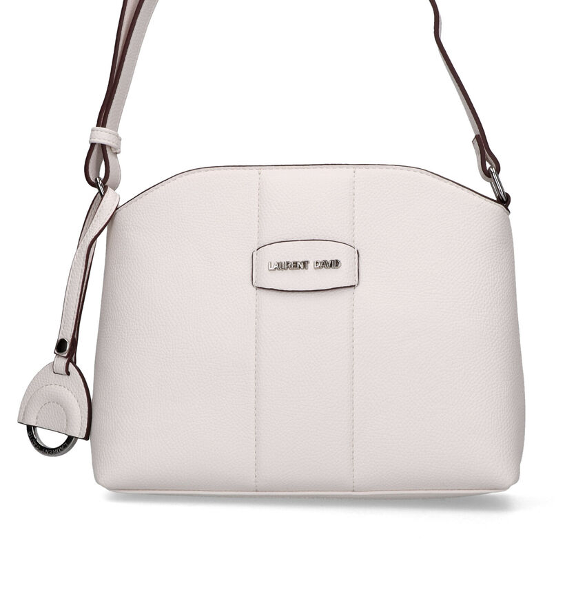 Laurent David Ecru Crossbody Tas voor dames (327908)