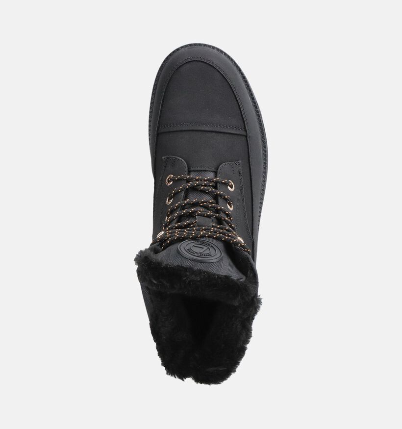Luhta Reilu MS Boots &agrave; lacets en Noir pour femmes (378594) - pour semelles orthop&eacute;diques