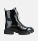 Gabor Bottines motardes en Noir pour femmes (363109) - pour semelles orthopédiques