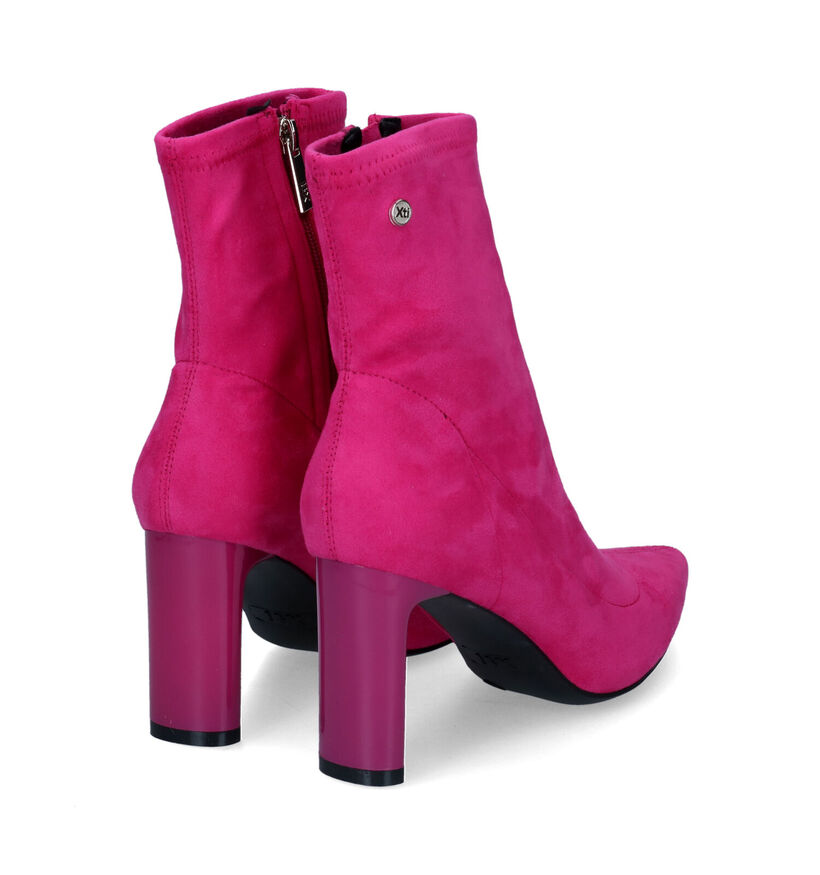 Xti Bottines à talons en Violet foncé pour femmes (319878)