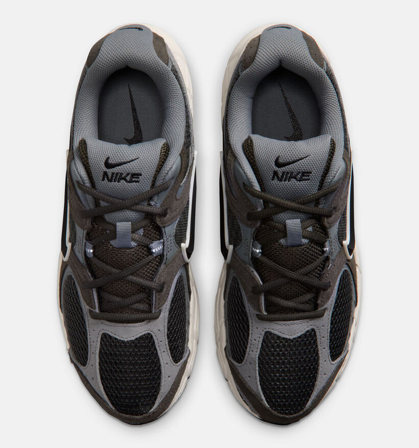 Nike V5 RNR Suede Baskets basses en Gris/Noir pour hommes (376143)