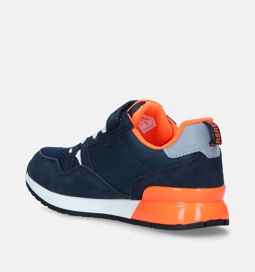 Replay Shoot Jr 8 Blauwe Sneakers voor jongens (336749) - geschikt voor steunzolen