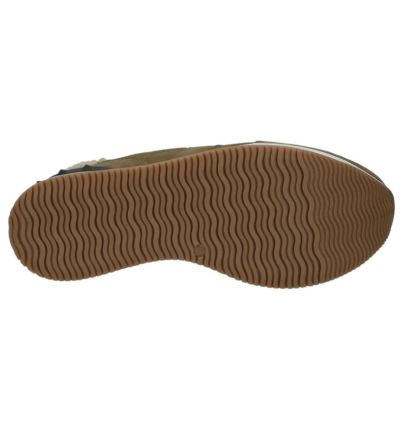 Scapa Kaki Sneakers in daim (227354)